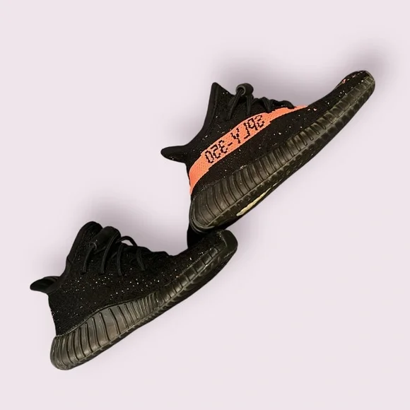 Adidas Yeezy Boost 350 V2 Core Black RedToddler InfantUnisex Boys Girls
